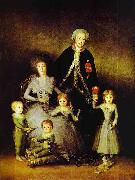 Francisco Jose de Goya The Family of the Duke of Osuna. Spain oil painting artist